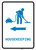 Housekeeping Left Arrow with Icon Portrait v2 - Wall Sign