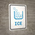 Ice with Icon Portrait v2 - Wall Sign