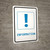 Information with Exclamation Mark Portrait v2 - Wall Sign