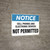 Notice: Cell Phones and Electronics Not Permitted - Wall Sign