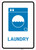 Laundry with Icon Portrait v2 - Wall Sign