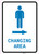 Mens Changing Area Right Arrow with Icon Portrait v2 - Wall Sign