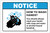 Notice: Always Wash Your Hands ANSI Landscape - Label