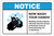 Notice: Now Wash Your Hands to Stop the Spread ANSI Landscape - Label