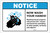 Notice: Wash Your Hands to Prevent Bacterias Spreading ANSI Landscape - Label