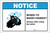 Notice: Wash Hands Always After Using Toilet ANSI Landscape - Label