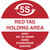 5S Red Tag holding Area - Floor Sign