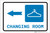 Changing Room Left Arrow with Icon Landscape - Label