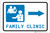 Family Health Clinic Right Arrow with Icon Landscape - Label