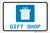 Gift Shop with Icon Landscape - Label