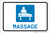 Massage with Icon Landscape - Label