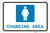 Womens Changing Area with Icon Landscape - Label