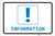 Information with Exclamation Mark Landscape v2 - Label