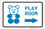 Play Room Right Arrow with Icon Landscape v2 - Label