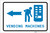 Vending Machines Left Arrow with Icon Landscape v2 - Label