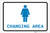 Womens Changing Area with Icon Landscape v2 - Label