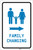 Family Changing Right Arrow with Icon Portrait v2 - Label