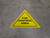 Notice: Safety Glasses Safety Shoes and Hearing Protection Required - Floor Sign