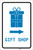 Gift Shop Right Arrow with Icon Portrait v2 - Label