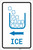 Ice Left Arrow with Icon Portrait v2 - Label
