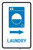 Laundry Right Arrow with Icon Portrait v2 - Label