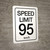 Speed Limit 95 kmh - Wall Sign