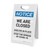Notice: We Are Closed Shelter in Place ANSI Portrait - A-Frame Sign