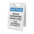 Notice: Social Distancing Saves Lives Stop the Spread ANSI Portrait - A-Frame Sign