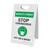 Safety First: Stop Coronavirus - Put On A Mask with Icon Portrait - A-Frame Sign
