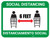 Social Distancing - Green - Bilingual Spanish - Floor Sign
