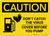 Caution: Don't Catch the Virus Cover Before You Pump with Icon Landscape - Wall Sign