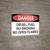 Danger: Diesel Fuel - No Open Flame - Wall Sign