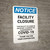 Notice: Facility Closure - In Effort to Reduce Transmission of COVID-19 Portrait - Wall Sign