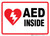 AED Inside Landscape - Wall Sign