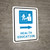 Health Education Right Arrow with Icon Portrait - Wall Sign