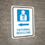 Internal Medicine Left Arrow with Icon Portrait - Wall Sign