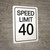 Speed Limit 40 - Wall Sign