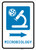 Microbiology Right Arrow with Icon Portrait - Wall Sign