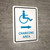 ADA Accessible Changing Area Right Arrow with Icon Portrait v2 - Wall Sign