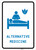 Alternative Medicine with Icon Portrait v2 - Wall Sign