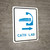 Cath Lab Right Arrow with Icon Portrait v2 - Wall Sign