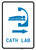 Cath Lab Right Arrow with Icon Portrait v2 - Wall Sign