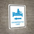 Chiropractic Care Left Arrow with Icon Portrait v2 - Wall Sign
