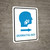 Dermatology Right Arrow with Icon Portrait v2 - Wall Sign