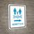 Genetics Right Arrow with Icon Portrait v2 - Wall Sign