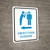Infectious Disease Left Arrow with Icon Portrait v2 - Wall Sign