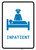 Inpatient with Icon Portrait v2 - Wall Sign