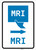 MRI Right Arrow with Icon Portrait v2 - Wall Sign