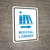 Medical Library Right Arrow with Icon Portrait v2 - Wall Sign