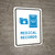 Medical Records with Icon Portrait v2 - Wall Sign